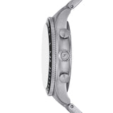 Buy Shop Fossil Sport Tourer Chronograph Black Dial Silver Steel Strap Watch for Men - FS6045 USA Online