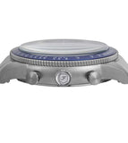 Buy Shop Fossil Sport Tourer Chronograph Blue Dial Silver Steel Strap Watch for Men - FS6047 USA Online