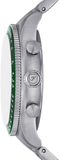 Buy Shop Fossil Sport Tourer Chronograph Green Dial Silver Steel Strap Watch for Men - FS6048 USA Online