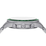 Buy Shop Fossil Sport Tourer Chronograph Green Dial Silver Steel Strap Watch for Men - FS6048 USA Online