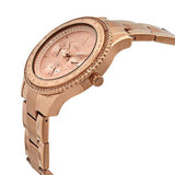 Buy Shop Fossil Stella Sport Multifunction Rose Gold Dial Rose Gold Steel Strap Watch for Women - ES5106 USA Online