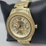 Buy Shop Fossil Stella Multifunction Gold Dial Gold Steel Strap Watch for Women - ES3589 USA Online