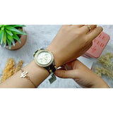 Buy Shop Fossil Stella Multifunction Gold Dial Two Tone Steel Strap Watch for Women - ES4756 USA Online