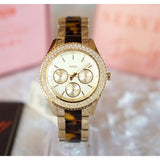 Buy Shop Fossil Stella Multifunction Gold Dial Two Tone Steel Strap Watch for Women - ES4756 USA Online