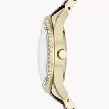 Buy Shop Fossil Stella Multifunction Gold Dial Two Tone Steel Strap Watch for Women - ES4756 USA Online