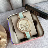 Buy Shop Fossil Stella Multifunction Gold Dial Two Tone Steel Strap Watch for Women - ES4757 USA Online