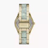 Buy Shop Fossil Stella Multifunction Gold Dial Two Tone Steel Strap Watch for Women - ES4757 USA Online
