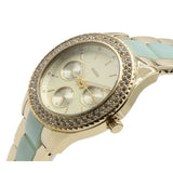 Buy Shop Fossil Stella Multifunction Gold Dial Two Tone Steel Strap Watch for Women - ES4757 USA Online