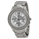 Buy Shop Fossil Stella Silver Dial Silver Steel Strap Watch for Women - ES3588 USA Online