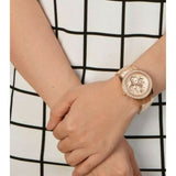 Buy Shop Fossil Stella Rose Gold Dial Rose Gold Steel Strap Watch for Women - ES3590 USA Online