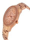 Buy Shop Fossil Stella Rose Gold Dial Rose Gold Steel Strap Watch for Women - ES3590 USA Online