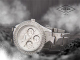 Buy Shop Fossil Stella Silver Dial Silver Steel Strap Watch for Women - ES3588 USA Online