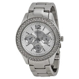 Buy Shop Fossil Stella Silver Dial Silver Steel Strap Watch for Women - ES3588 USA Online