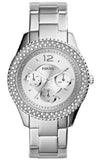 Buy Shop Fossil Stella Silver Dial Silver Steel Strap Watch for Women - ES3588 USA Online