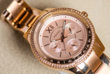 Buy Shop Fossil Stella Sport Multifunction Rose Gold Dial Rose Gold Steel Strap Watch for Women - ES5106 USA Online