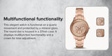 Buy Shop Fossil Stella Sport Multifunction Rose Gold Dial Rose Gold Steel Strap Watch for Women - ES5106 USA Online