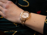 Buy Shop Fossil Stella Sport Multifunction Rose Gold Dial Rose Gold Steel Strap Watch for Women - ES5106 USA Online