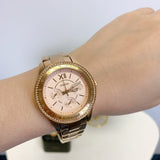 Buy Shop Fossil Stella Sport Multifunction Rose Gold Dial Rose Gold Steel Strap Watch for Women - ES5106 USA Online