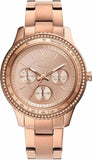 Buy Shop Fossil Stella Sport Multifunction Rose Gold Dial Rose Gold Steel Strap Watch for Women - ES5106 USA Online
