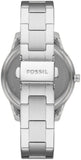 Buy Shop Fossil Stella Sport Multifunction Silver Dial Silver Steel Strap Watch for Women - ES5108 USA Online