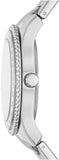 Buy Shop Fossil Stella Sport Multifunction Silver Dial Silver Steel Strap Watch for Women - ES5108 USA Online