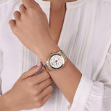 Buy Shop Fossil Stella Sport Multifunction Silver Dial Two Tone Steel Strap Watch for Women - ES5107 USA Online