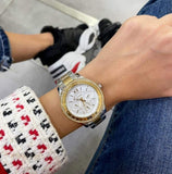 Buy Shop Fossil Stella Sport Multifunction Silver Dial Two Tone Steel Strap Watch for Women - ES5107 USA Online