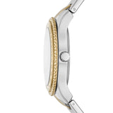 Buy Shop Fossil Stella Sport Multifunction Silver Dial Two Tone Steel Strap Watch for Women - ES5107 USA Online