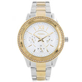 Buy Shop Fossil Stella Sport Multifunction Silver Dial Two Tone Steel Strap Watch for Women - ES5107 USA Online
