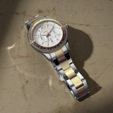Buy Shop Fossil Stella Sport Multifunction Silver Dial Two Tone Steel Strap Watch for Women - ES5107 USA Online