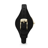 Buy Shop Fossil Georgia Black Dial Black Leather Strap Watch for Women - ES3148 USA Online