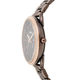Buy Shop Fossil Tailor Analog Brown Dial Brown Steel Strap Watch for Women - ES4258 USA Online