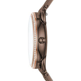 Buy Shop Fossil Tailor Analog Brown Dial Brown Steel Strap Watch for Women - ES4258 USA Online