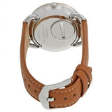 Buy Shop Fossil Tailor Date-Day Quartz Blue Dial Brown Leather Strap Watch for Women - ES4257 USA Online