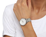 Buy Shop Fossil Tailor White Dial Silver Steel Strap Watch for Women - ES4262 USA Online