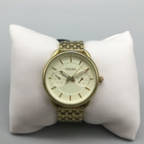 Buy Shop Fossil Tailor Gold Dial Gold Steel Strap Watch for Women - ES3714 USA Online