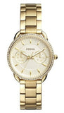 Buy Shop Fossil Tailor Gold Dial Gold Steel Strap Watch for Women - ES4263 USA Online