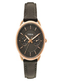 Buy Shop Fossil Tailor Grey Dial Grey Leather Strap Watch for Women - ES3913 USA Online
