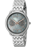 Buy Shop Fossil Tailor Mother of Pearl Black Dial Silver Steel Strap Watch for Women - ES3911 USA Online