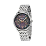 Buy Shop Fossil Tailor Mother of Pearl Black Dial Silver Steel Strap Watch for Women - ES3911 USA Online