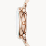 Buy Shop Fossil Tailor Rose Gold Dial Rose Gold Stainless Steel Strap Watch for Women - ES3713 USA Online