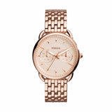 Buy Shop Fossil Tailor Rose Gold Dial Rose Gold Stainless Steel Strap Watch for Women - ES3713 USA Online
