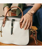 Buy Shop Fossil Tailor Rose Gold Dial Rose Gold Steel Strap Watch for Women - ES4264 USA Online