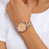 Buy Shop Fossil Tailor Rose Gold Dial Rose Gold Steel Strap Watch for Women - ES4264 USA Online