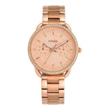 Buy Shop Fossil Tailor Rose Gold Dial Rose Gold Steel Strap Watch for Women - ES4264 USA Online