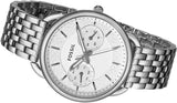 Buy Shop Fossil Tailor Silver Dial Silver Steel Strap Watch for Women - ES3712 USA Online