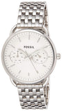 Buy Shop Fossil Tailor Silver Dial Silver Steel Strap Watch for Women - ES3712 USA Online