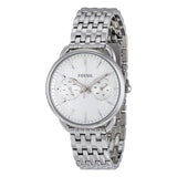 Buy Shop Fossil Tailor Silver Dial Silver Steel Strap Watch for Women - ES3712 USA Online
