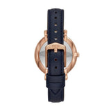 Buy Shop Fossil Tailor White Dial Blue Leather Strap Watch for Women - ES4394 USA Online