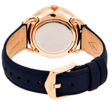 Buy Shop Fossil Tailor White Dial Blue Leather Strap Watch for Women - ES4394 USA Online